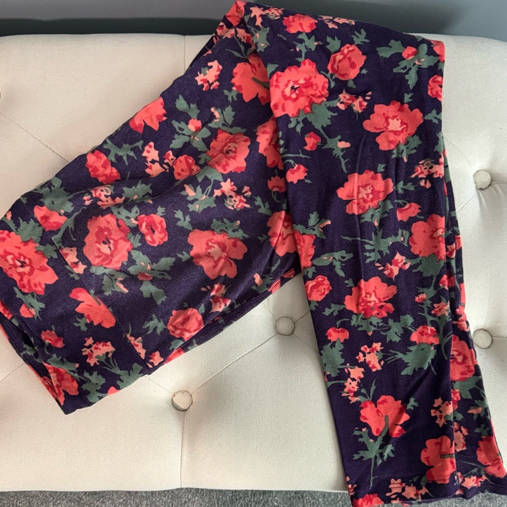 LuLaRoe OS one size leggings floral print